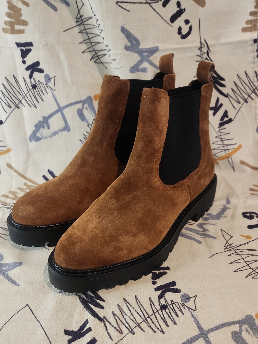 Caslon Brown Suede Chelsea Boots